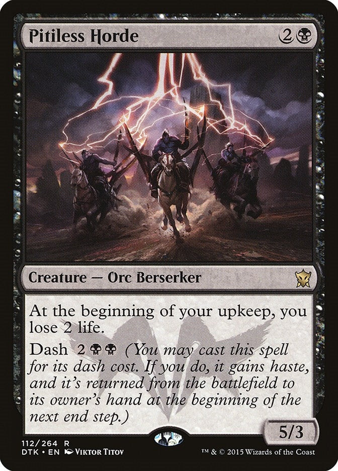 Image for Pitiless Horde (112) [Dragons of Tarkir] - Magic: The Gathering