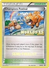 Image for Champions Festival - BW95 (Worlds 13) [Semi-Finalist] (BW95) [Black and White Promos] - Pokemon