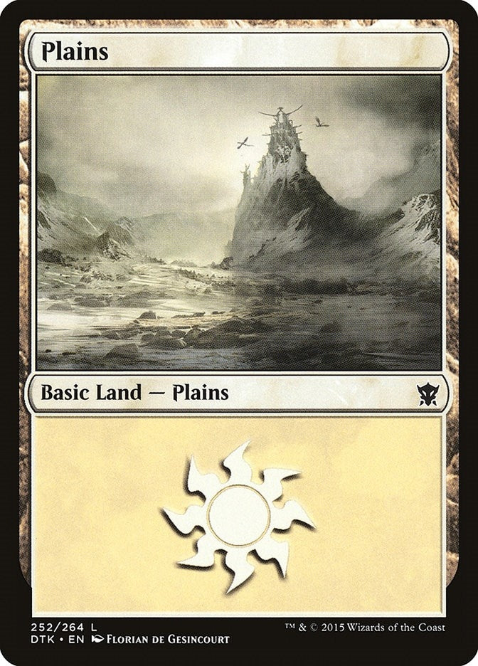 Image for Plains (252) (252) [Dragons of Tarkir] - Magic: The Gathering
