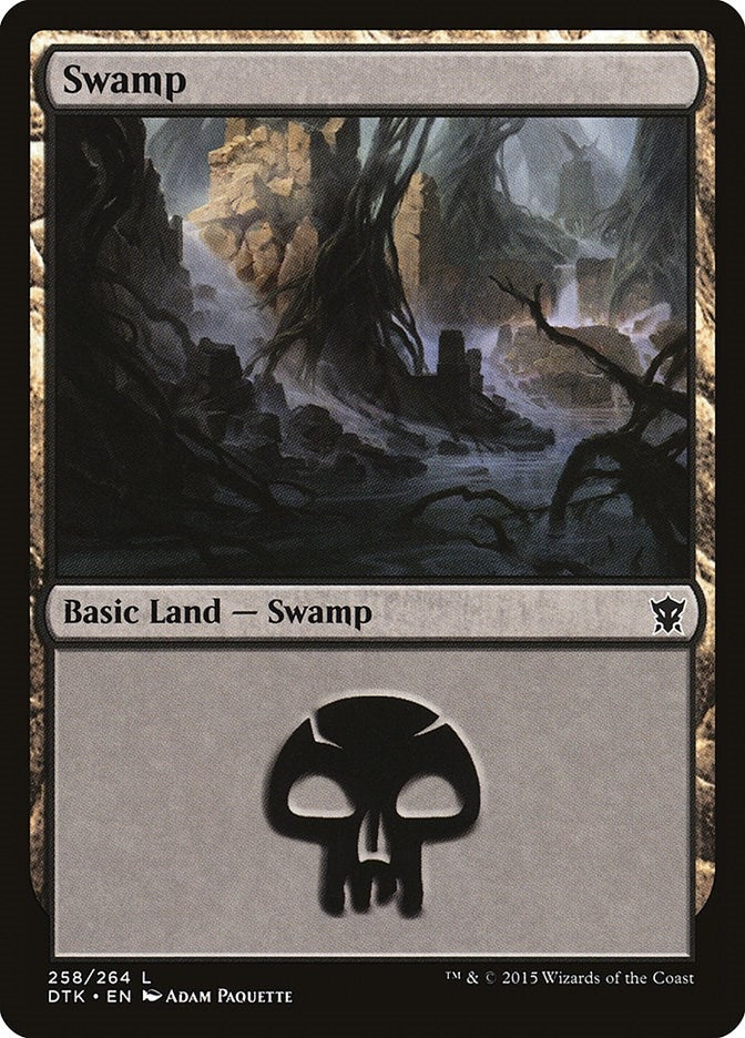 Image for Swamp (258) (258) [Dragons of Tarkir] - Magic: The Gathering