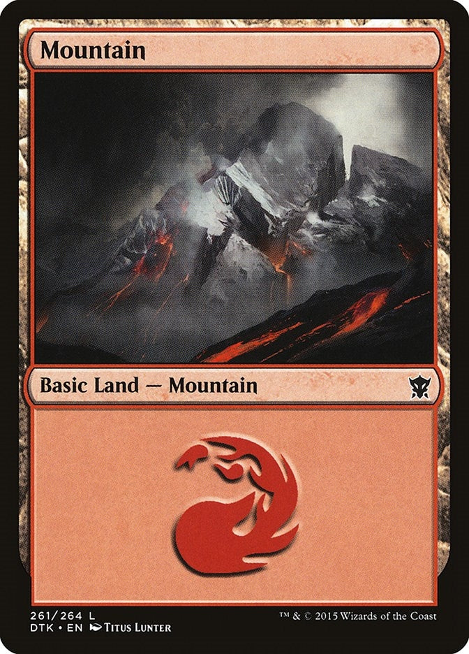 Image for Mountain (261) (261) [Dragons of Tarkir] - Magic: The Gathering