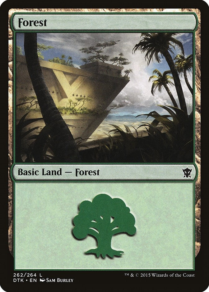 Image for Forest (262) (262) [Dragons of Tarkir] - Magic: The Gathering