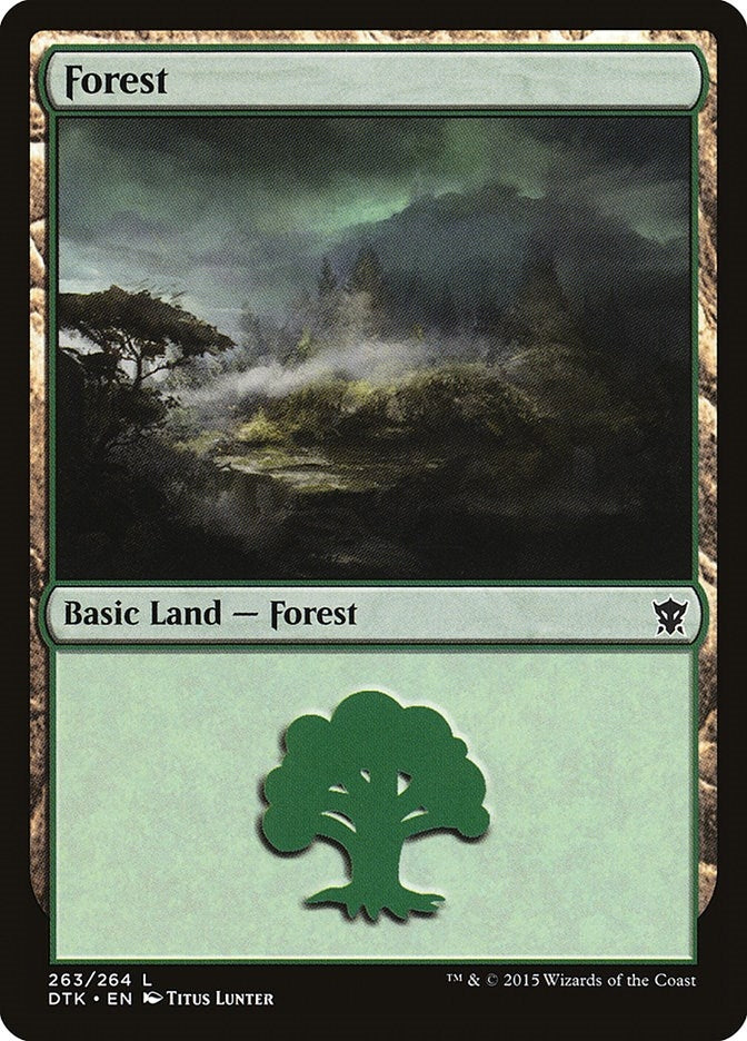 Image for Forest (263) (263) [Dragons of Tarkir] - Magic: The Gathering