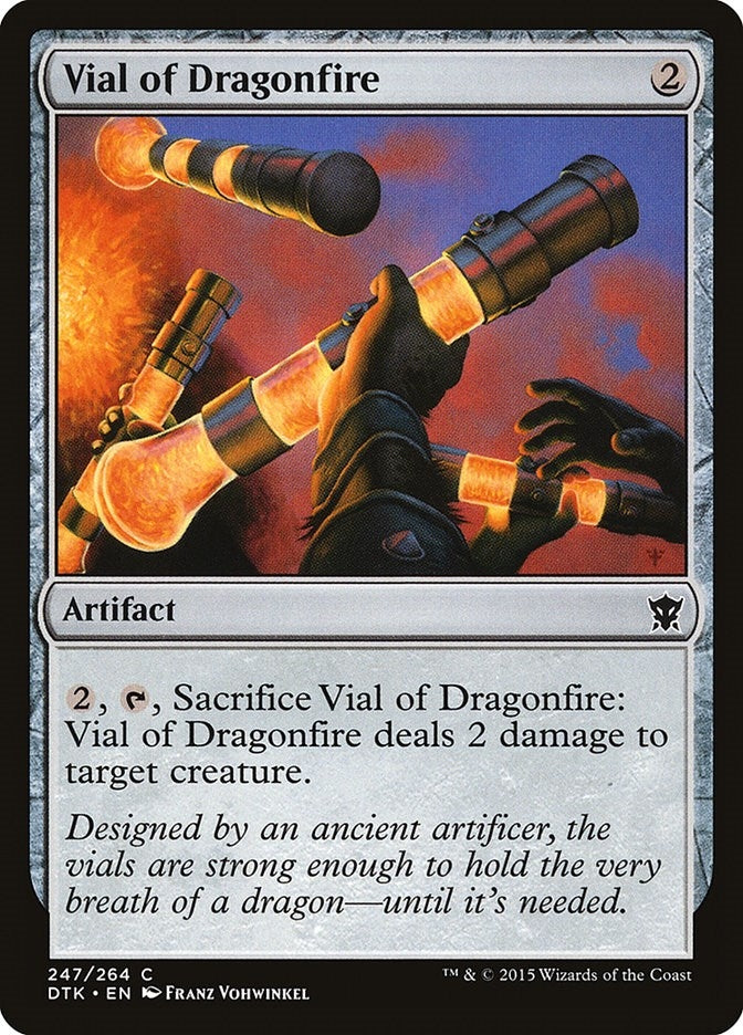 Image for Vial of Dragonfire (247) [Dragons of Tarkir] - Magic: The Gathering