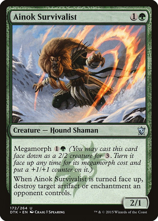 Image for Ainok Survivalist (172) [Dragons of Tarkir] - Magic: The Gathering