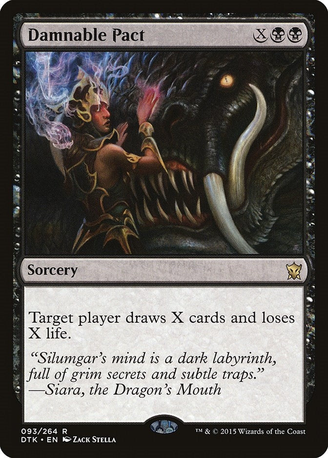 Image for Damnable Pact (93) [Dragons of Tarkir] - Magic: The Gathering
