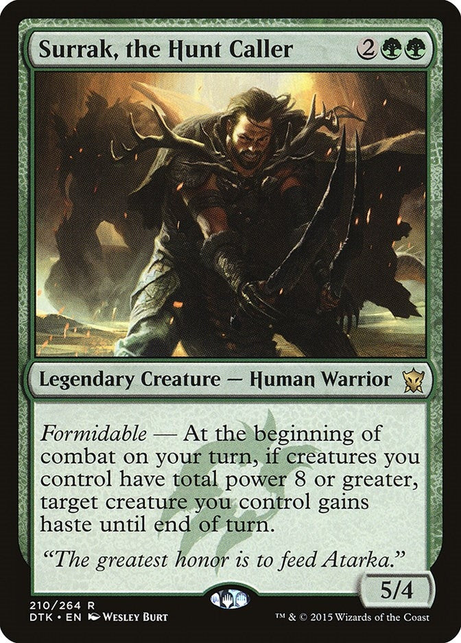 Image for Surrak, the Hunt Caller (210) [Dragons of Tarkir] - Magic: The Gathering