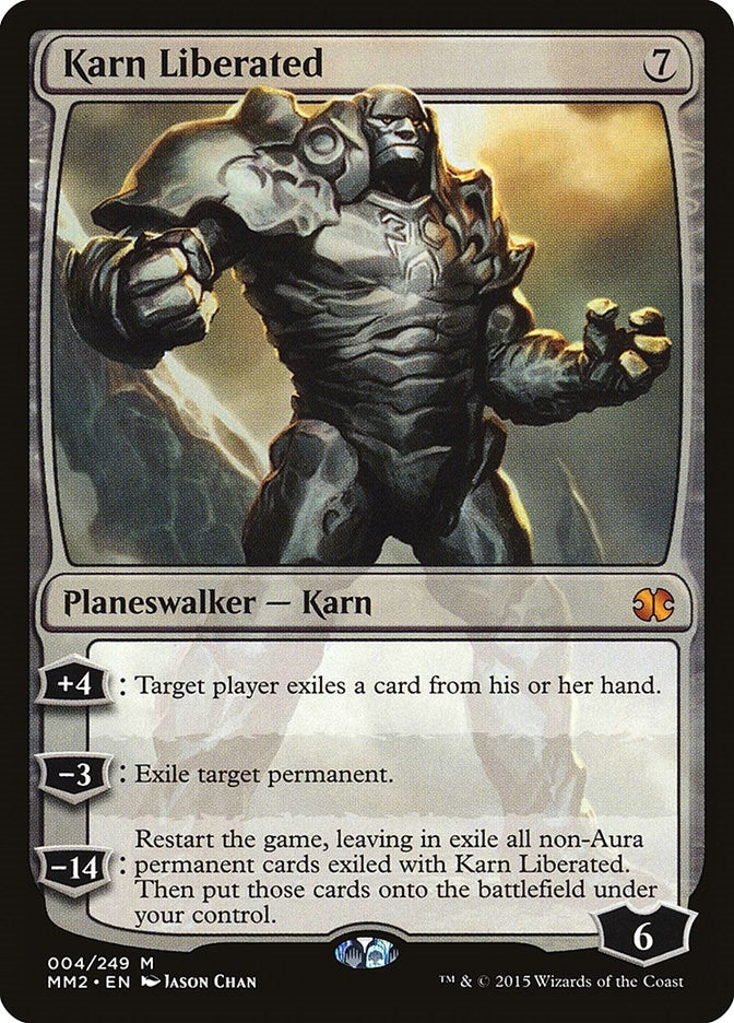 Image for Karn Liberated (4) [Modern Masters 2015] - Magic: The Gathering