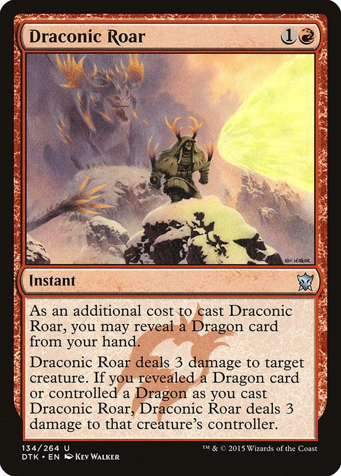 Image for Draconic Roar (134) [Dragons of Tarkir] - Magic: The Gathering