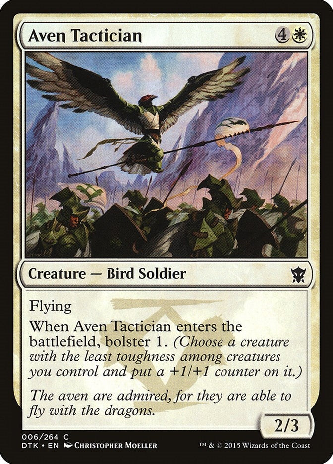 Image for Aven Tactician (6) [Dragons of Tarkir] - Magic: The Gathering