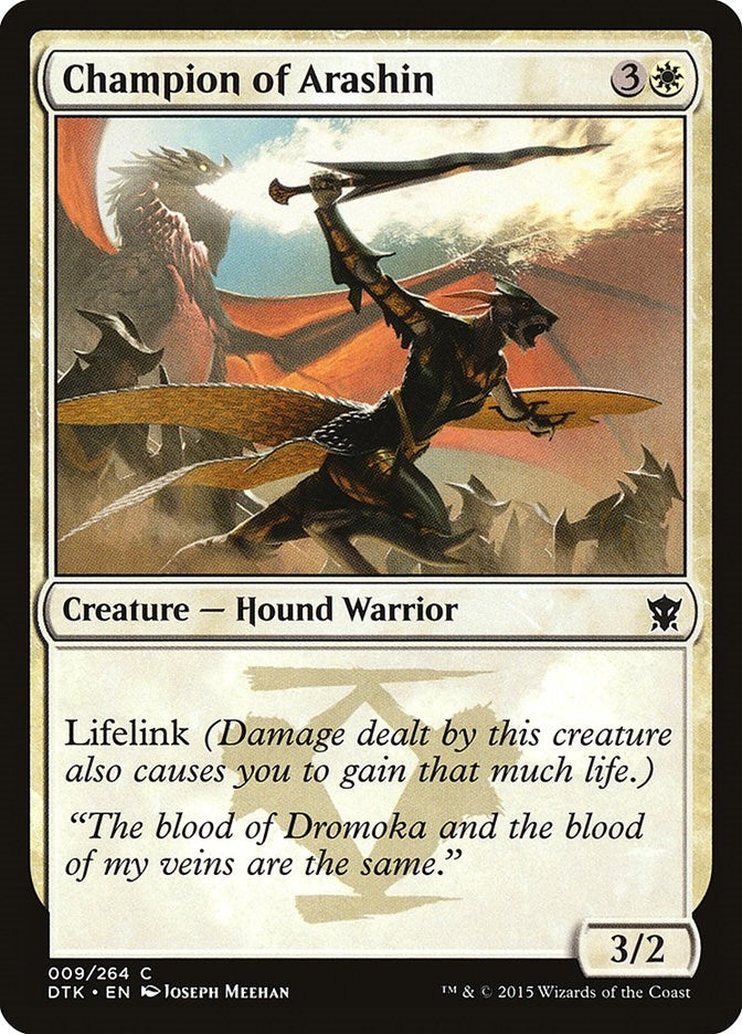 Image for Champion of Arashin (9) [Dragons of Tarkir] - Magic: The Gathering