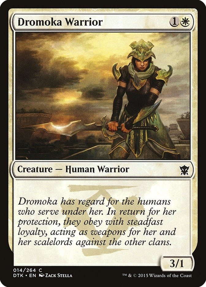 Image for Dromoka Warrior (14) [Dragons of Tarkir] - Magic: The Gathering
