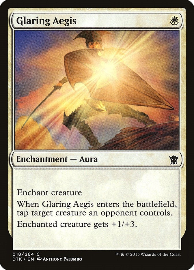 Image for Glaring Aegis (18) [Dragons of Tarkir] - Magic: The Gathering