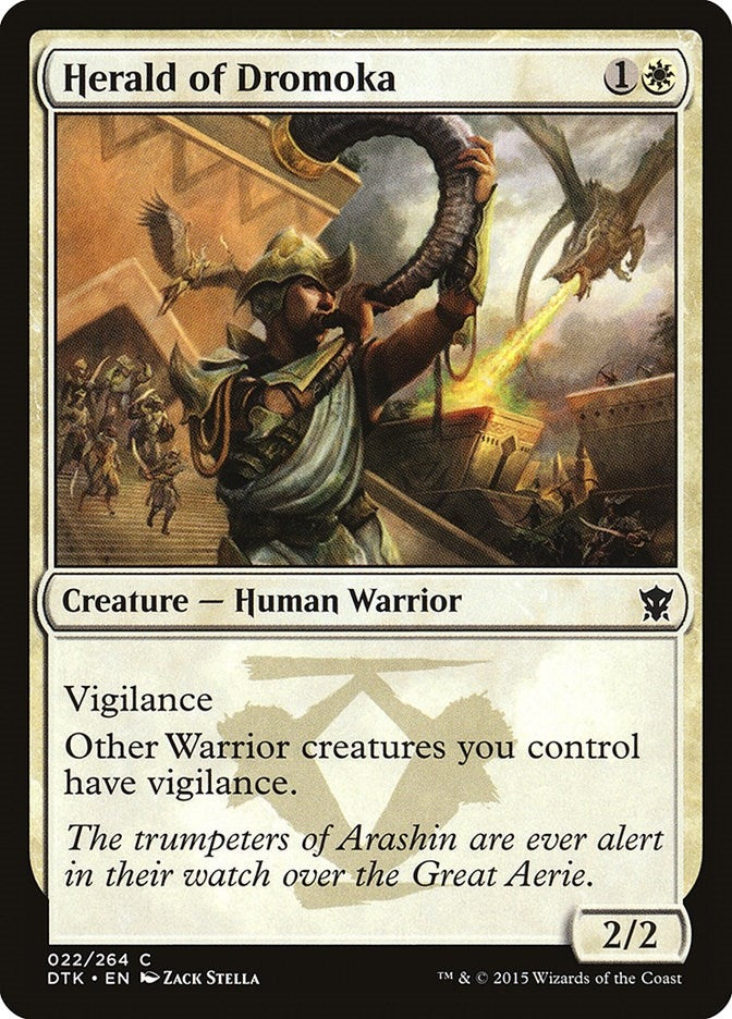 Image for Herald of Dromoka (22) [Dragons of Tarkir] - Magic: The Gathering