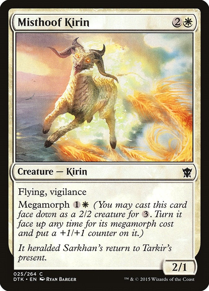 Image for Misthoof Kirin (25) [Dragons of Tarkir] - Magic: The Gathering