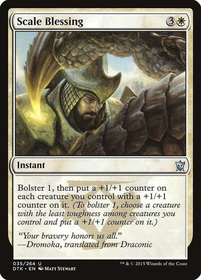 Image for Scale Blessing (35) [Dragons of Tarkir] - Magic: The Gathering