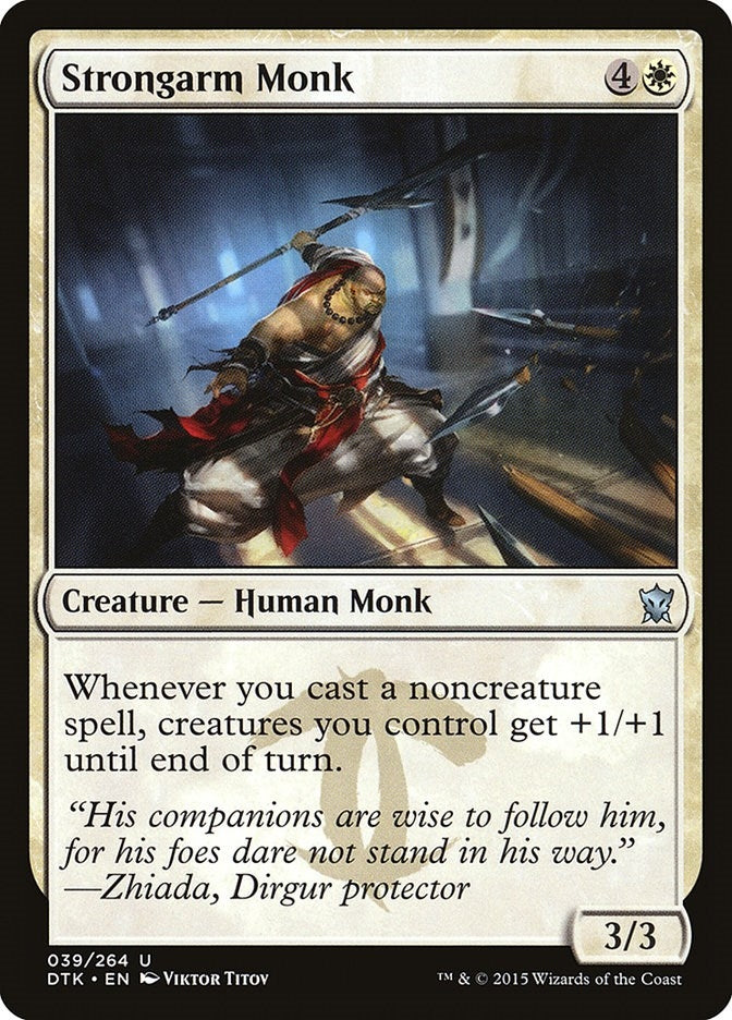 Image for Strongarm Monk (39) [Dragons of Tarkir] - Magic: The Gathering