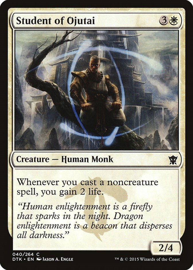 Image for Student of Ojutai (40) [Dragons of Tarkir] - Magic: The Gathering