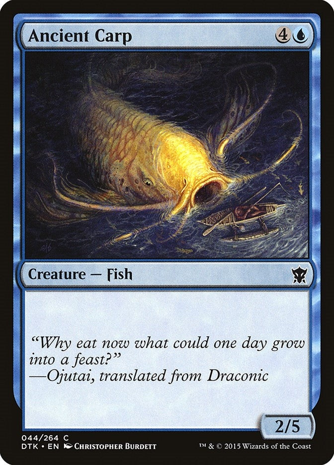Image for Ancient Carp (44) [Dragons of Tarkir] - Magic: The Gathering