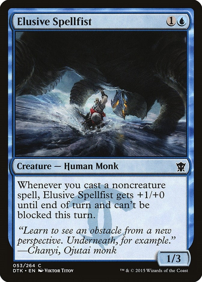 Image for Elusive Spellfist (53) [Dragons of Tarkir] - Magic: The Gathering