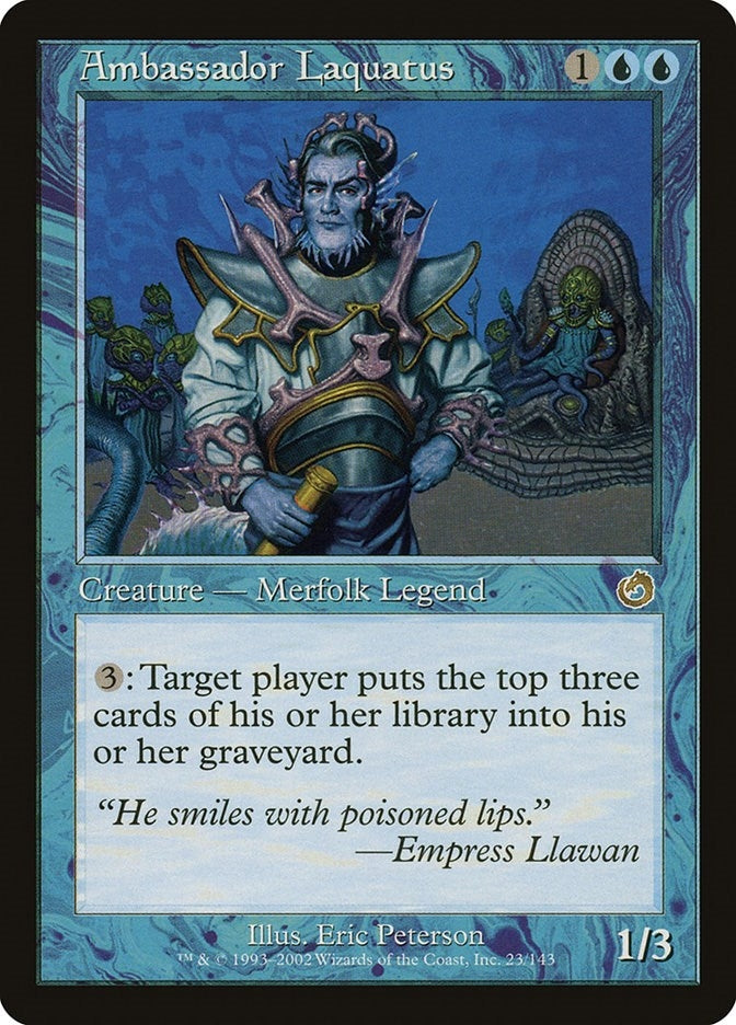 Image for Ambassador Laquatus (23) [Torment] - Magic: The Gathering