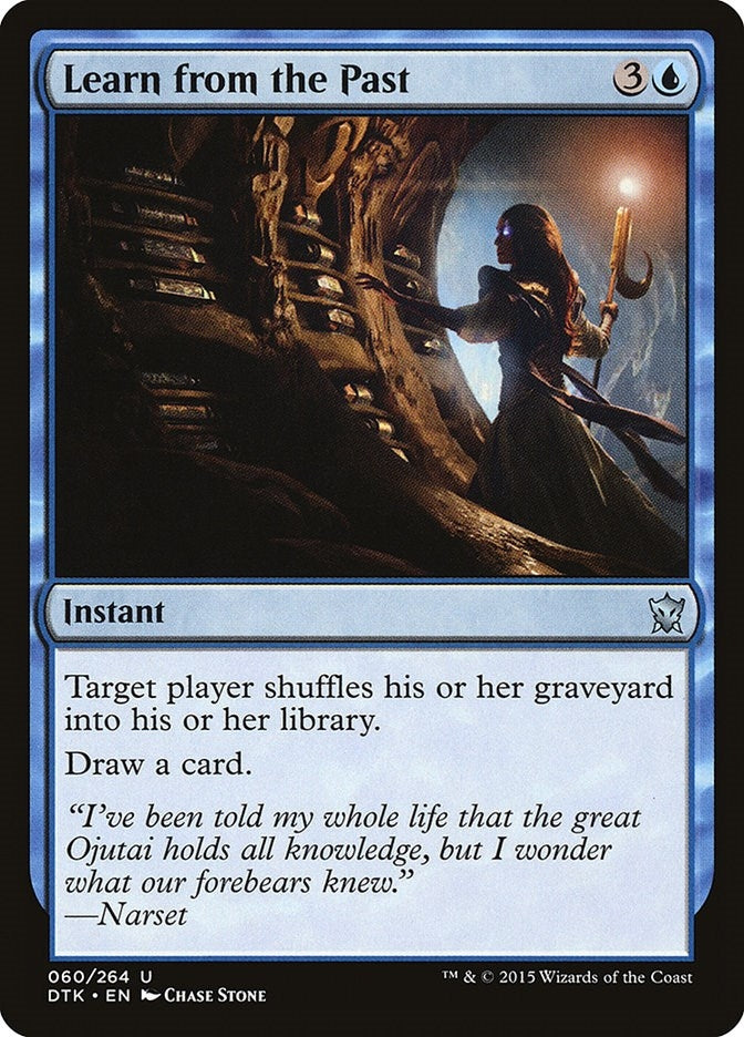 Image for Learn from the Past (60) [Dragons of Tarkir] - Magic: The Gathering