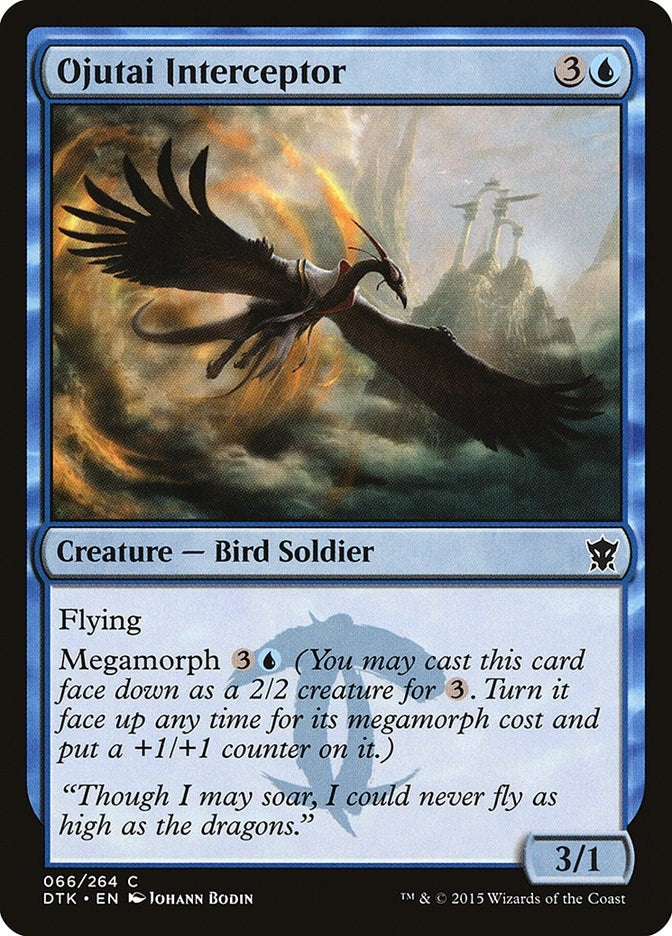 Image for Ojutai Interceptor (66) [Dragons of Tarkir] - Magic: The Gathering