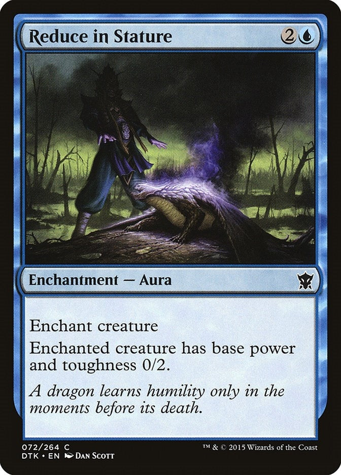 Image for Reduce in Stature (72) [Dragons of Tarkir] - Magic: The Gathering