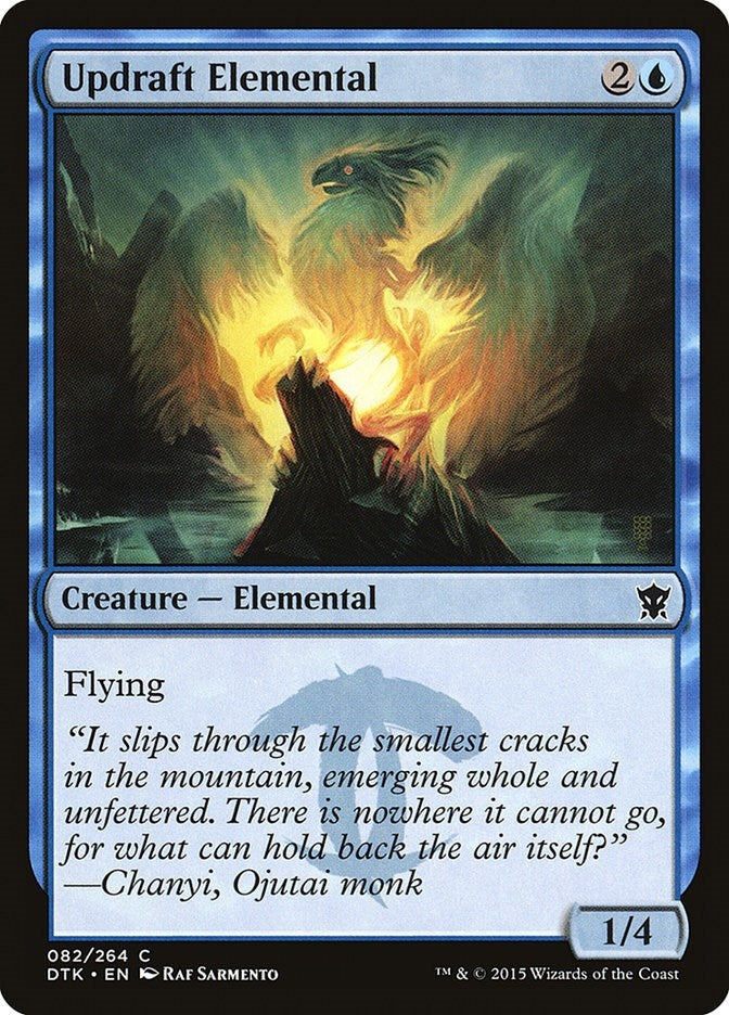 Image for Updraft Elemental (82) [Dragons of Tarkir] - Magic: The Gathering