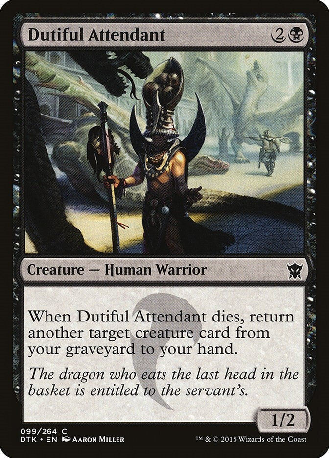 Image for Dutiful Attendant (99) [Dragons of Tarkir] - Magic: The Gathering