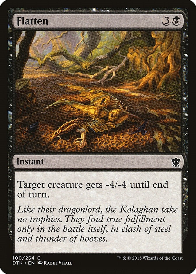 Image for Flatten (100) [Dragons of Tarkir] - Magic: The Gathering