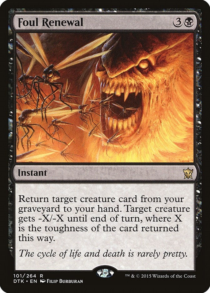 Image for Foul Renewal (101) [Dragons of Tarkir] - Magic: The Gathering