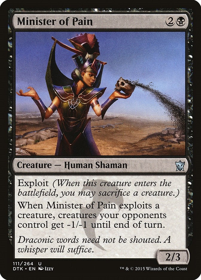Image for Minister of Pain (111) [Dragons of Tarkir] - Magic: The Gathering