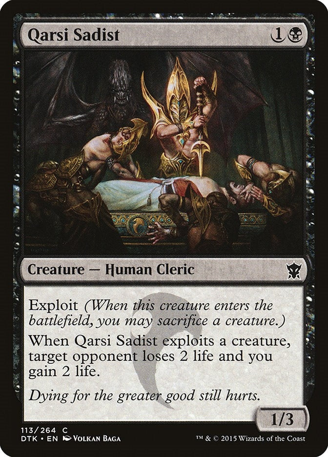 Image for Qarsi Sadist (113) [Dragons of Tarkir] - Magic: The Gathering