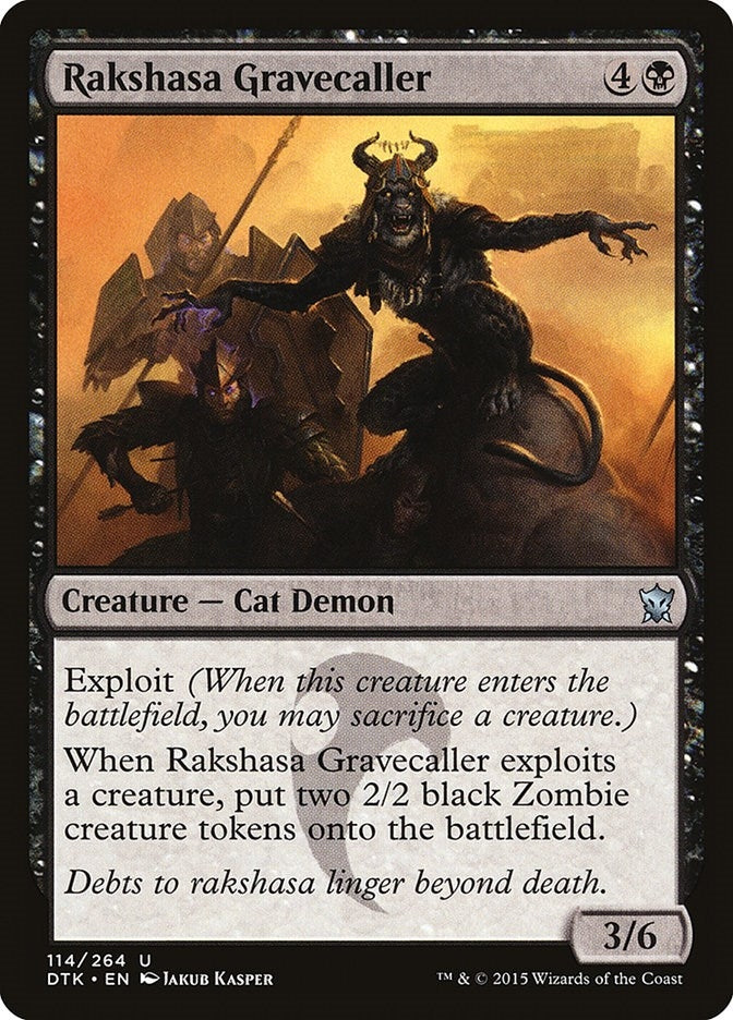 Image for Rakshasa Gravecaller (114) [Dragons of Tarkir] - Magic: The Gathering