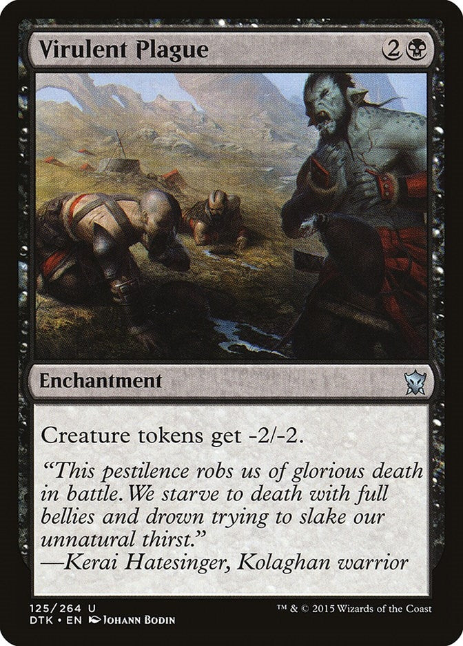 Image for Virulent Plague (125) [Dragons of Tarkir] - Magic: The Gathering