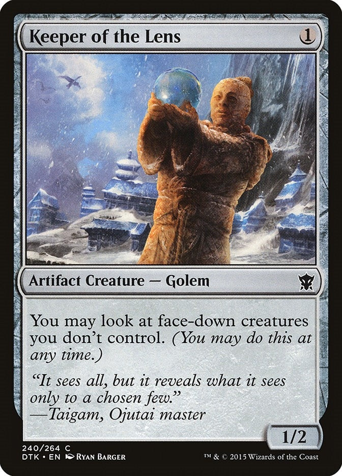 Image for Keeper of the Lens (240) [Dragons of Tarkir] - Magic: The Gathering
