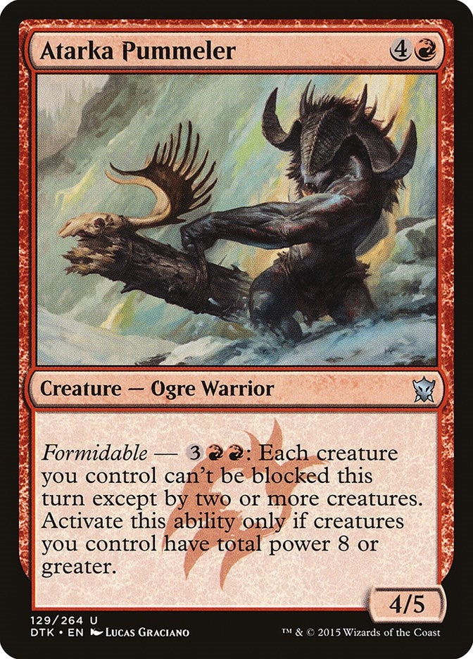 Image for Atarka Pummeler (129) [Dragons of Tarkir] - Magic: The Gathering