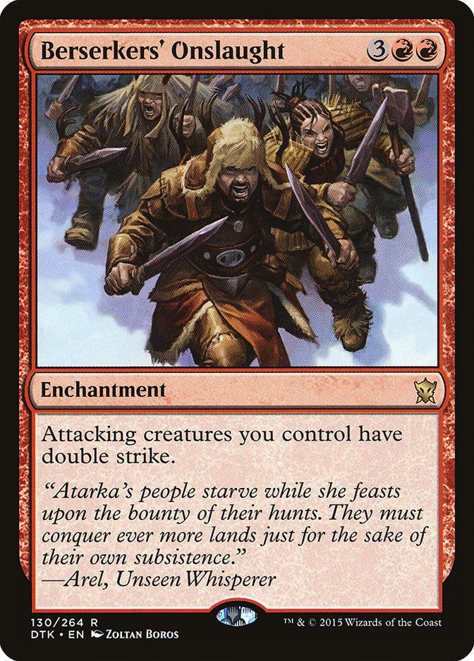 Image for Berserkers' Onslaught (130) [Dragons of Tarkir] - Magic: The Gathering