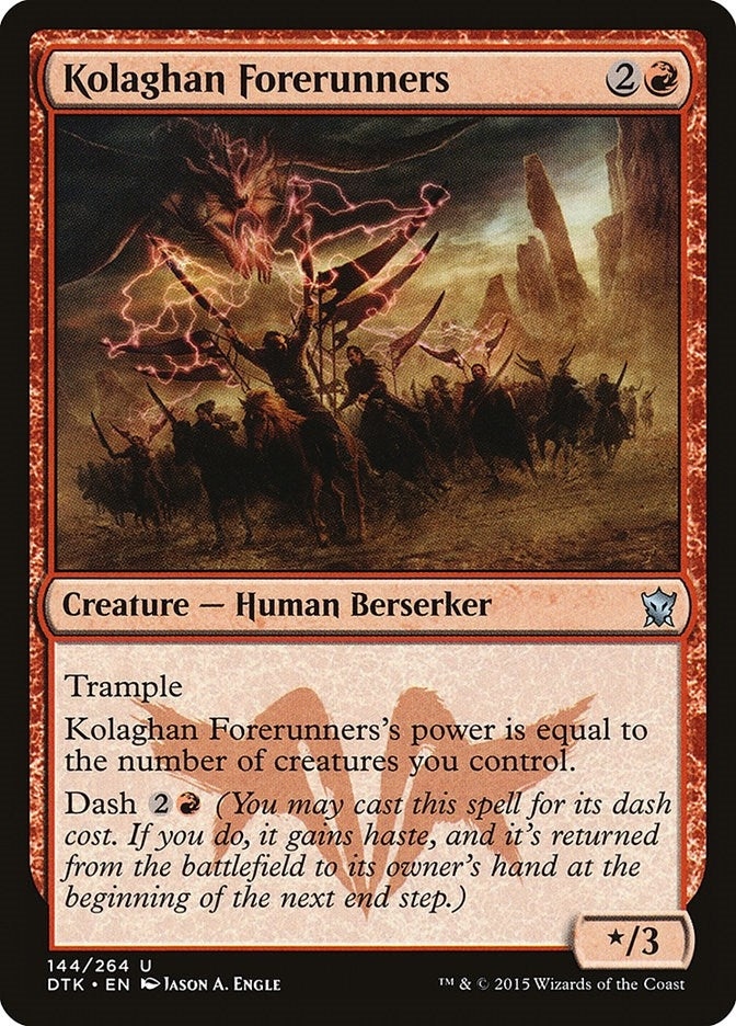 Image for Kolaghan Forerunners (144) [Dragons of Tarkir] - Magic: The Gathering