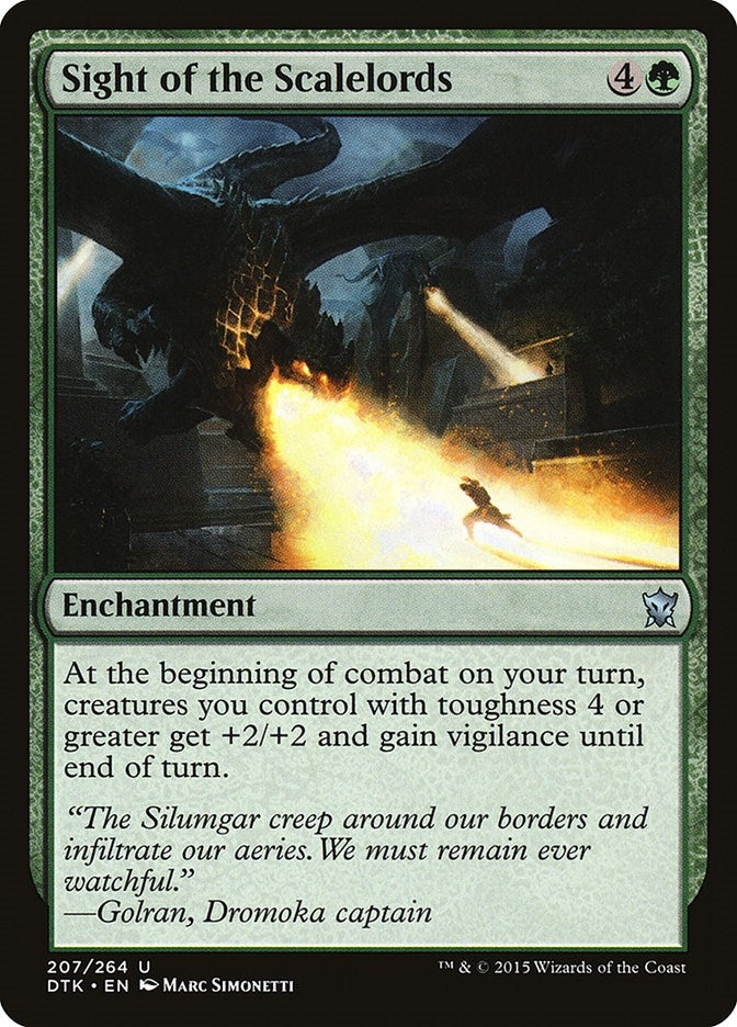 Image for Sight of the Scalelords (207) [Dragons of Tarkir] - Magic: The Gathering