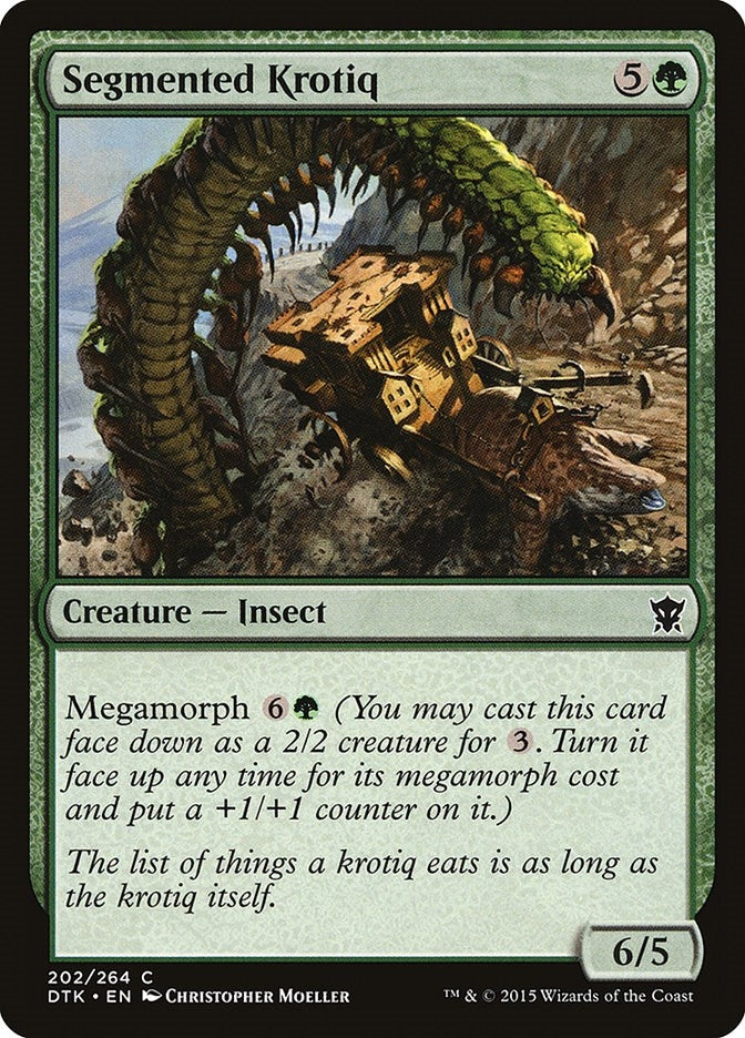 Image for Segmented Krotiq (202) [Dragons of Tarkir] - Magic: The Gathering