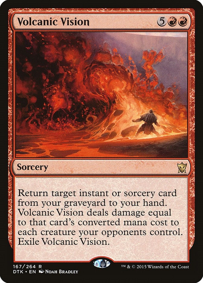 Image for Volcanic Vision (167) [Dragons of Tarkir] - Magic: The Gathering