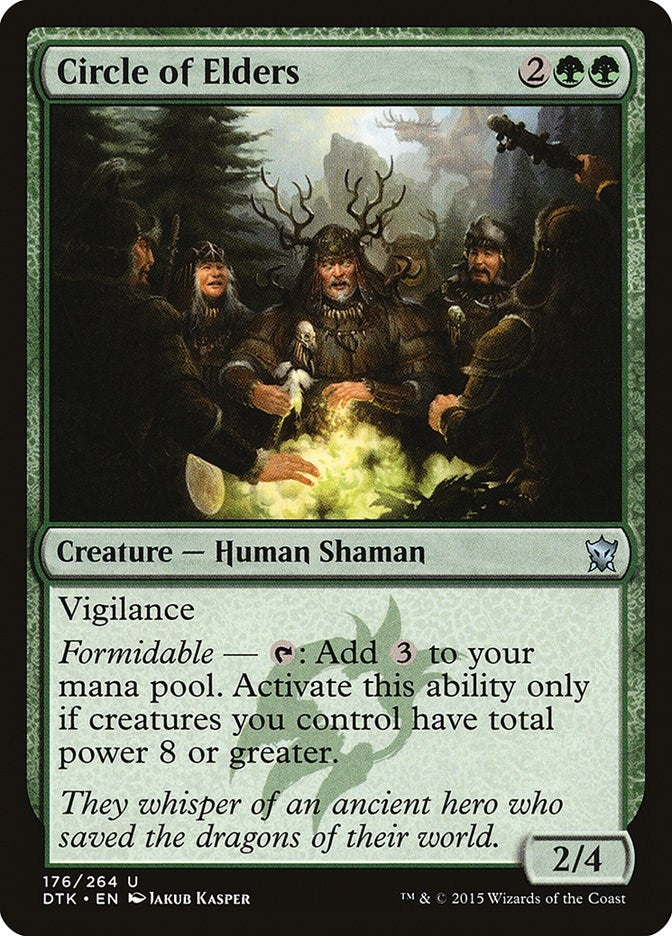Image for Circle of Elders (176) [Dragons of Tarkir] - Magic: The Gathering