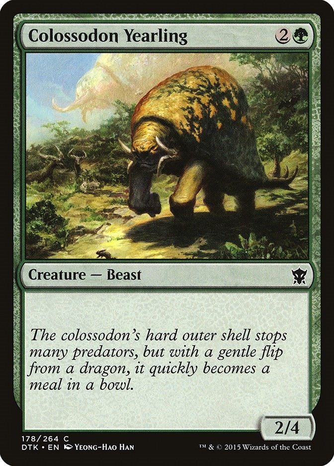 Image for Colossodon Yearling (178) [Dragons of Tarkir] - Magic: The Gathering