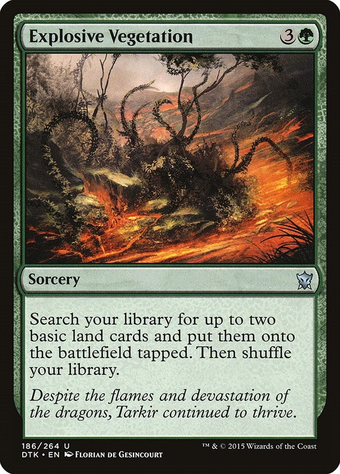 Image for Explosive Vegetation (186) [Dragons of Tarkir] - Magic: The Gathering