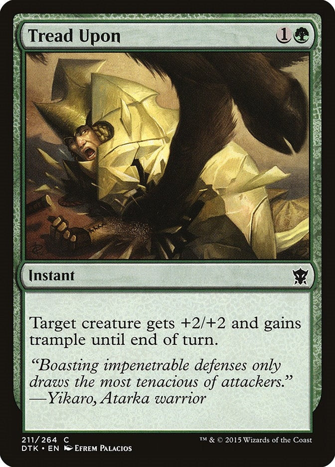 Image for Tread Upon (211) [Dragons of Tarkir] - Magic: The Gathering