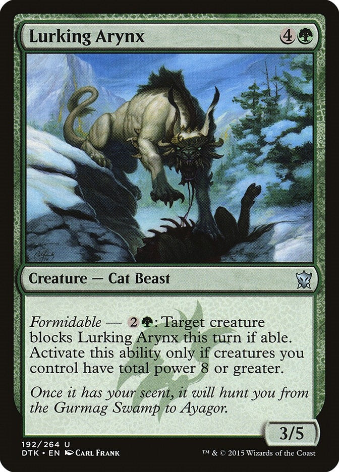 Image for Lurking Arynx (192) [Dragons of Tarkir] - Magic: The Gathering