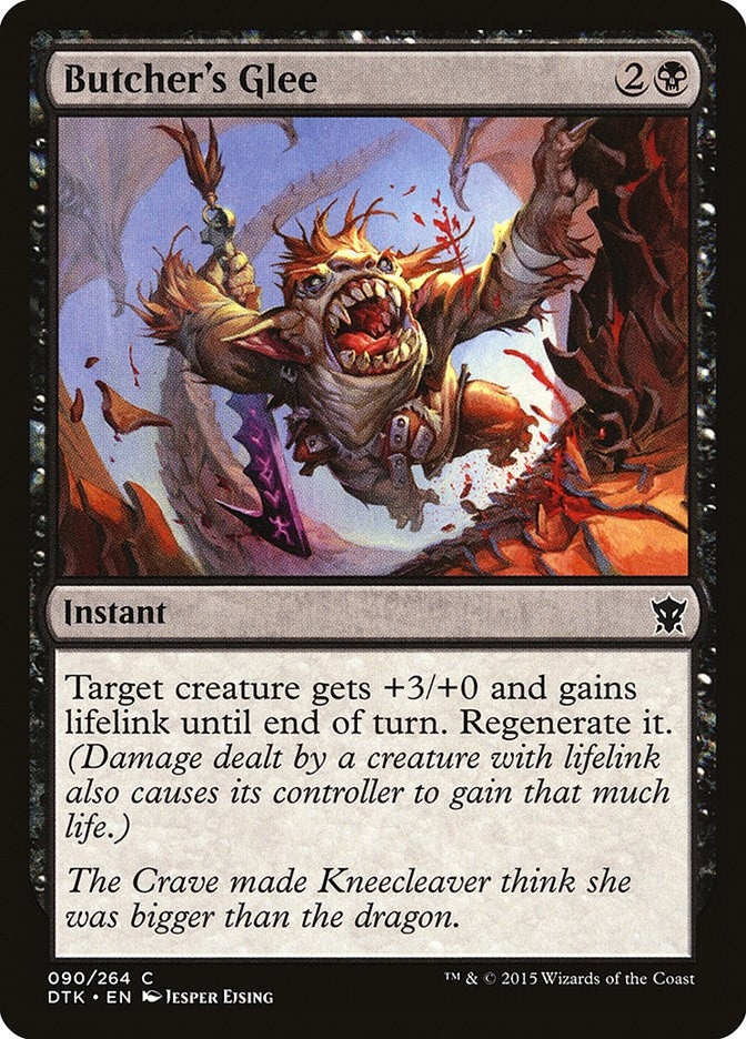 Image for Butcher's Glee (90) [Dragons of Tarkir] - Magic: The Gathering