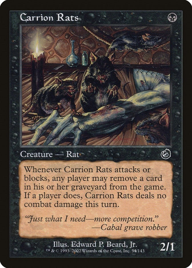 Image for Carrion Rats (54) [Torment] - Magic: The Gathering